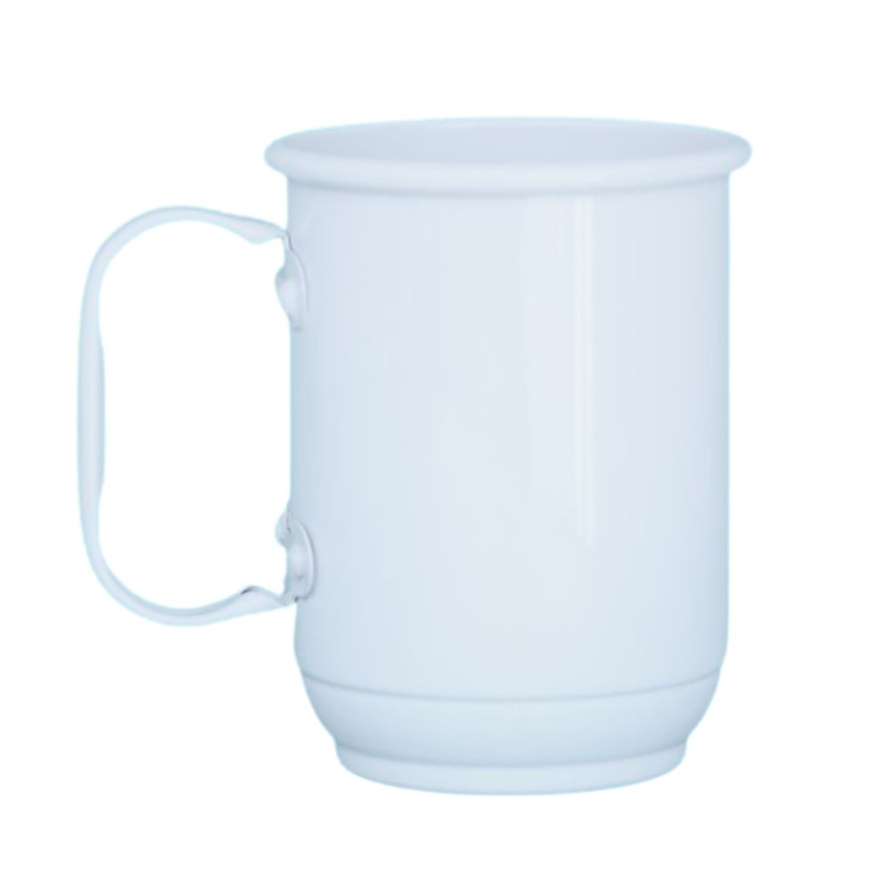 Caneca de Alumínio Branco 300ml Personalizada-ASTCANECAALUMINIO300#