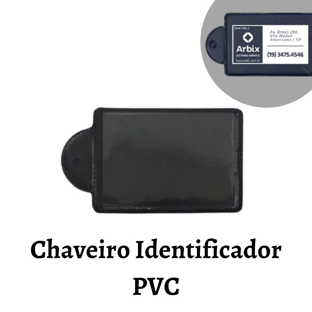Chaveiro Identificador de PVC